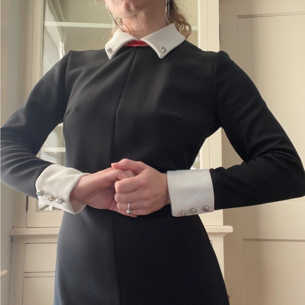 Vintage Leslie Fay Gothic Dress